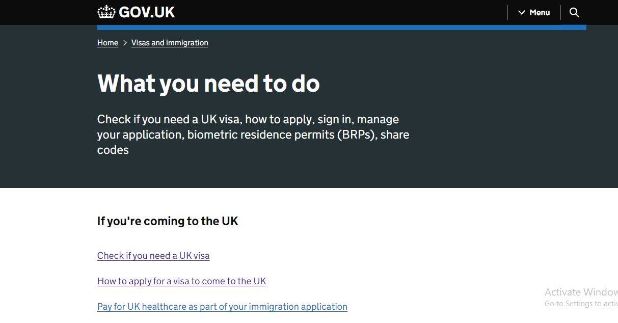 UK Visas for Commonwealth citizens: A page for information visa application requirements.