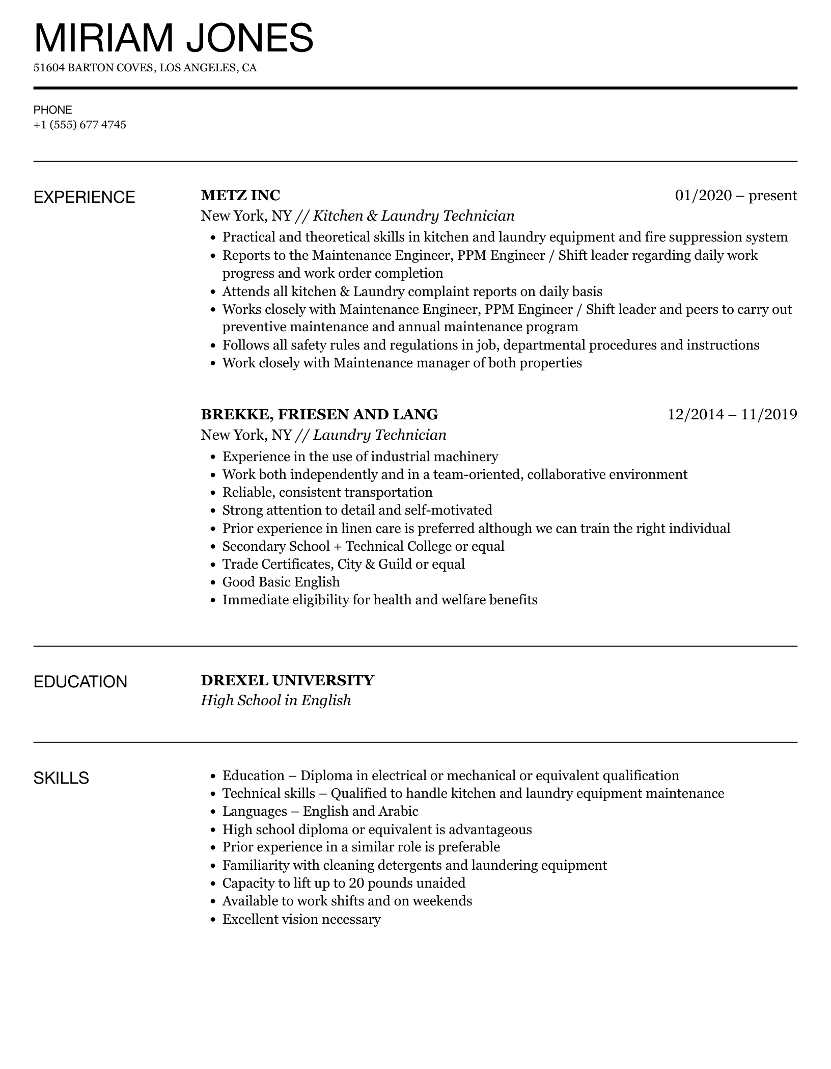 Laundry Machine Technician Jobs in Canada: High-Paying Opportunities with Visa Sponsorship